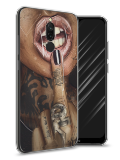Чехол Awog на Xiaomi Redmi 8 "Девушка с татуировками"