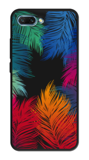Чехол Awog на Honor 10 "Рамка из перьев"