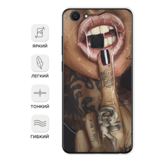 Чехол Awog на Vivo V7 "Девушка с татуировками"