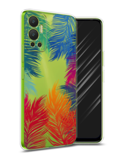 Чехол Awog на Infinix Hot 12 "Рамка из перьев"