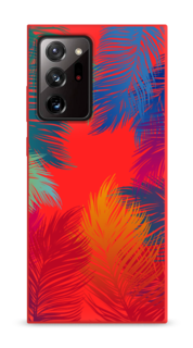 Чехол Awog на Samsung Galaxy Note 20 Ultra / Самсунг Note 20 Ultra "Рамка из перьев"