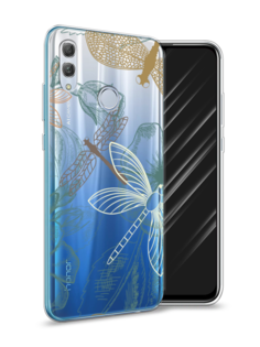 Чехол Awog на Honor 10 Lite "Тени стрекоз"