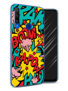 Чехол Awog на Honor 9X Premium "Постер pop art"