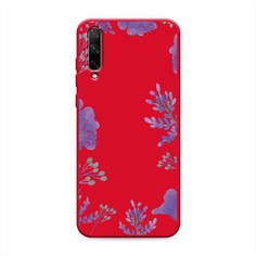 Чехол Awog на Honor 30i "Сиреневая цветочная рамка"
