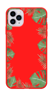 Чехол Awog на Apple iPhone 11 Pro / Айфон 11 Pro "Листья папоротника рамка"
