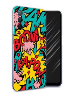 Чехол Awog на Oppo A55s 5G "Постер pop art"
