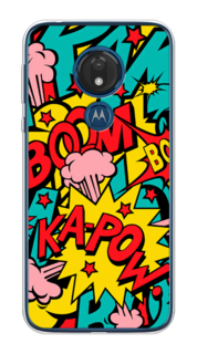 Чехол Awog на Motorola Moto G7 / Моторола Мото G7 "Постер pop art"