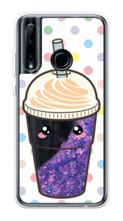 Чехол Awog на Honor 10i "Милый стакан"
