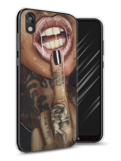 Чехол Awog на Honor 8S Prime "Девушка с татуировками"
