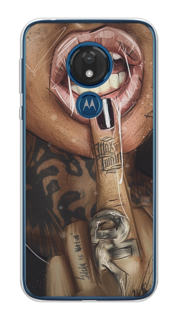 Чехол Awog на Motorola Moto G7 / Моторола Мото G7 "Девушка с татуировками"