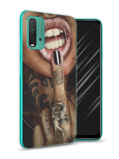 Чехол Awog на Xiaomi Redmi 9T "Девушка с татуировками"