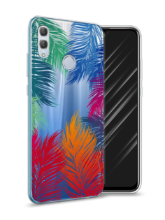 Чехол Awog на Honor 10 Lite "Рамка из перьев"