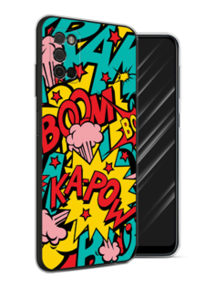 Чехол Awog на Samsung Galaxy A03S / Самсунг A03S "Постер pop art"