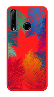 Чехол Awog на Honor 10i/20 lite 2019/P Smart Plus 2019 "Рамка из перьев"
