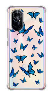 Чехол Awog на Huawei Nova 8 "Розовая цветочная рамка"