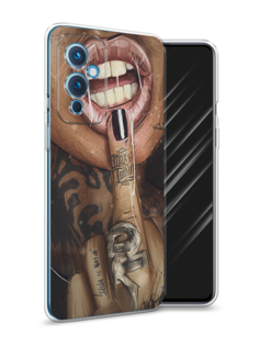 Чехол Awog на OnePlus 9 LE2110 / ВанПлас 9 LE2110 "Девушка с татуировками"