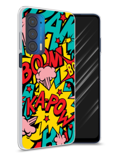 Чехол Awog на Motorola Edge (2021) "Постер pop art"