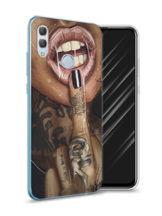 Чехол Awog на Honor 10 Lite "Девушка с татуировками"