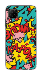 Чехол Awog на Huawei Nova 7i "Постер pop art"