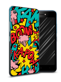 Чехол Awog на Itel A25/A35 "Постер pop art"