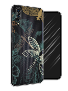 Чехол Awog на Vivo iQOO Neo/V17 Neo "Тени стрекоз"