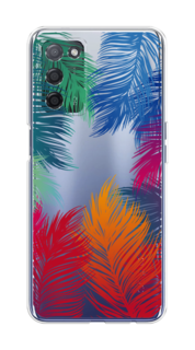 Чехол Awog на Oppo A55 5G "Рамка из перьев"