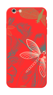 Чехол Awog на Apple iPhone 6 Plus / Айфон 6 Plus "Тени стрекоз"