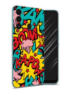 Чехол Awog на Tecno Spark Go 2022/8С/9 "Постер pop art"