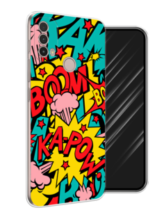 Чехол Awog на Lenovo K14 Plus/Motorola Moto E20/E30/E40 "Постер pop art"