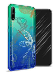 Чехол Awog на Huawei Y7p "Тени стрекоз"