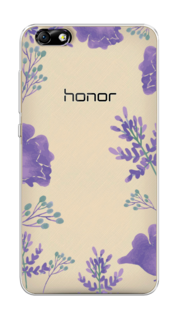 Чехол Awog на Honor 4X "Сиреневая цветочная рамка"