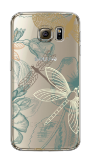 Чехол Awog на Samsung Galaxy S6 edge "Тени стрекоз"