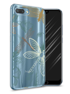 Чехол Awog на Honor 10 "Тени стрекоз"