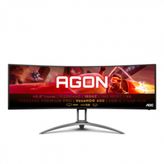 49" Монитор AOC AGON AG493UCX2 Black 165Hz 5120x1440 VA