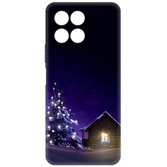 Чехол-накладка Софт Зимний домик для Honor X8 5G Krutoff