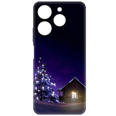 Чехол-накладка Софт Зимний домик для Tecno Spark 10 Pro Krutoff