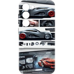 Чехол-накладка Софт Гаражный постер для Samsung Galaxy S23 Krutoff