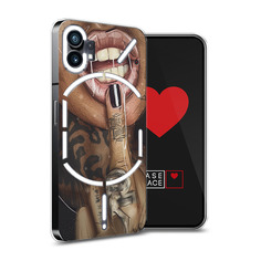 Силиконовый чехол Awog "Девушка с татуировками" для Nothing Phone 1