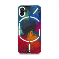 Силиконовый чехол Awog "Рамка из перьев" для Nothing Phone 1