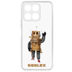 Чехол-накладка Krutoff Clear Case Roblox-Мистер Робот для Honor X6a