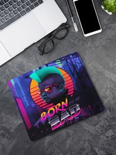 Коврик для мыши NoBrand Рожденный быть плохим