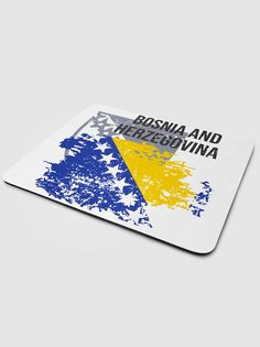 Коврик для мыши NoBrand Флаг Боснии и Герцеговины