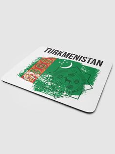 Коврик для мыши NoBrand Флаг Туркменистана