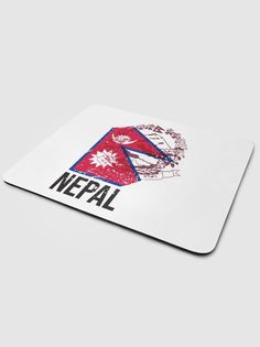 Коврик для мыши NoBrand Флаг Непала