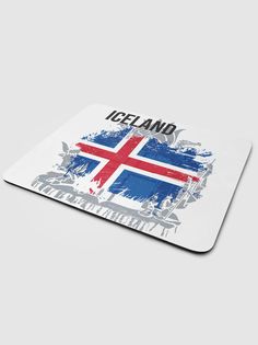 Коврик для мыши NoBrand Флаг Исландии