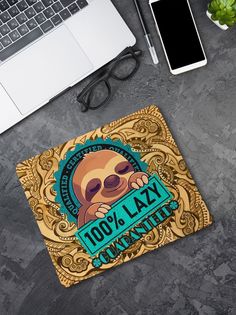 Коврик для мыши NoBrand Ленивец
