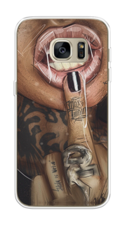 Чехол Awog на Samsung Galaxy S7 "Девушка с татуировками"