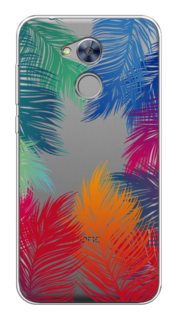 Чехол Awog на Honor 6A "Рамка из перьев"