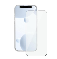 Защитное стекло для смартфона Deppa 2.5D Full Glue iPhone 15 Pro черная рамка 2 шт.