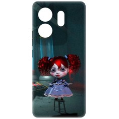 Чехол-накладка Krutoff Soft Case Хаги Ваги - Кукла Поппи для INFINIX Zero 30 4G черный